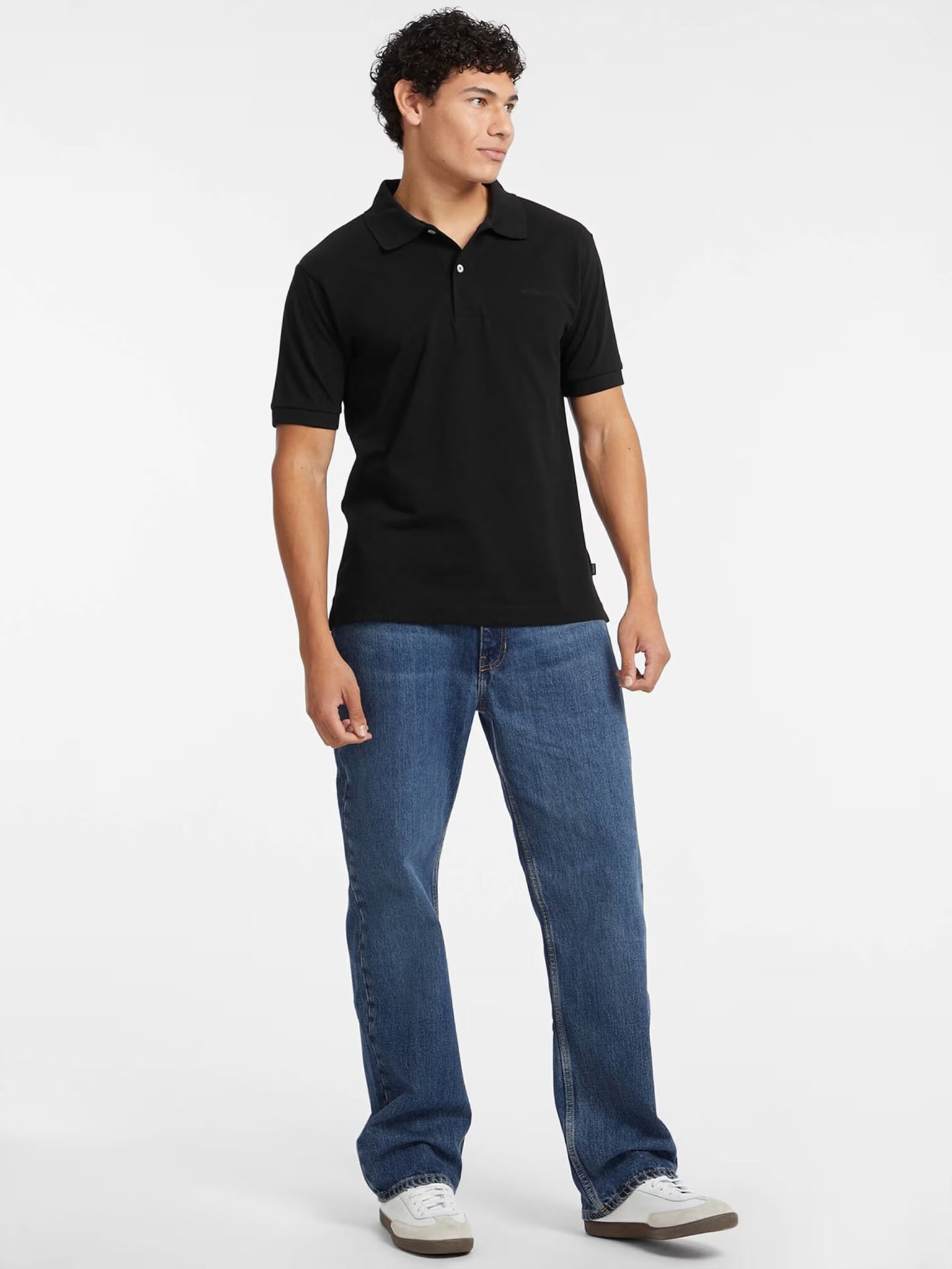 GUESS JEANS EMBRO LOGO POLO ΜΠΛΟΥΖΑ ΑΝΔΡΙΚΟ | BLACK GUESS JEANS EMBRO LOGO POLO ΜΠΛΟΥΖΑ ΑΝΔΡΙΚΟ | BLACK