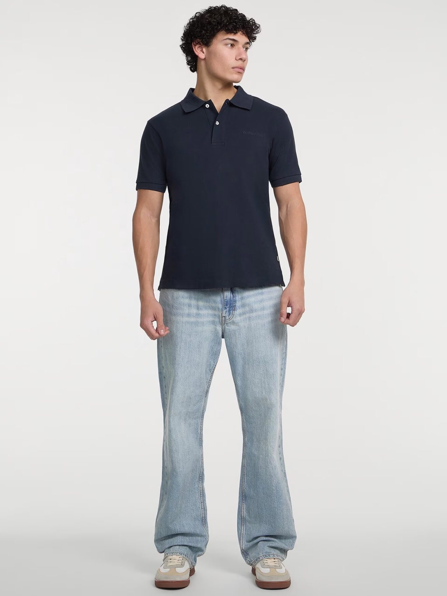 GUESS JEANS EMBRO LOGO POLO ΜΠΛΟΥΖΑ ΑΝΔΡΙΚΟ | DARK BLUE GUESS JEANS EMBRO LOGO POLO ΜΠΛΟΥΖΑ ΑΝΔΡΙΚΟ | DARK BLUE