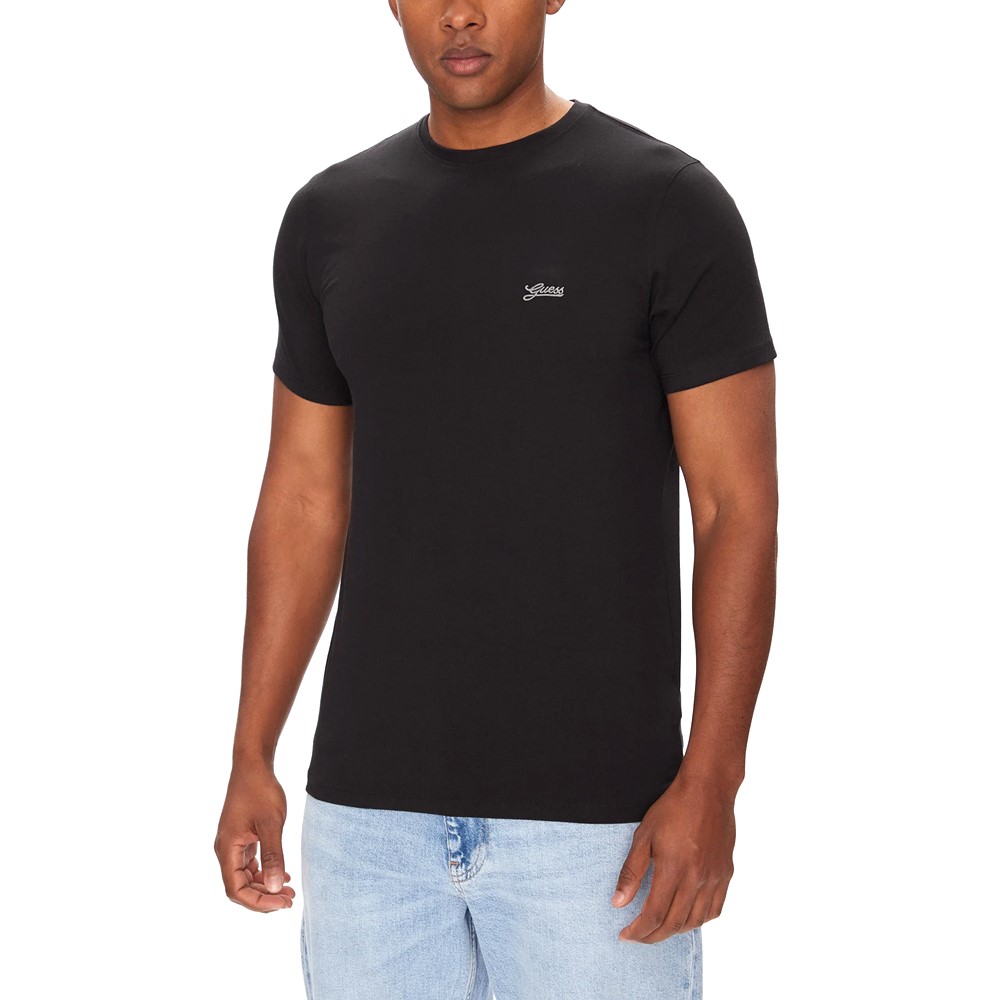 GUESS JEANS REG PKT TEE ΜΠΛΟΥΖΑ ΑΝΔΡΙΚΟ | WHITE