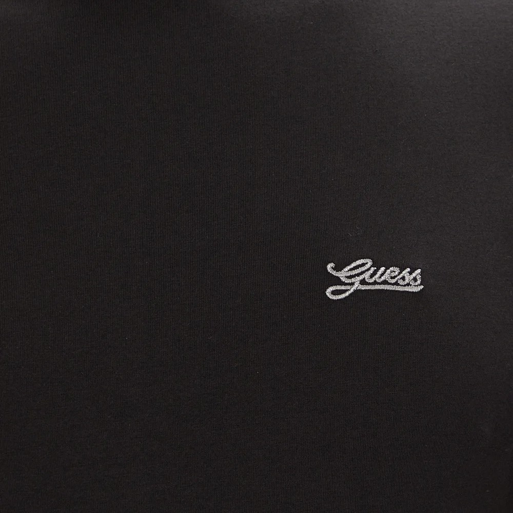 GUESS BASIC PIMA TEE ΜΠΛΟΥΖΑ ΑΝΔΡΙΚΟ | BLACK GUESS BASIC PIMA TEE ΜΠΛΟΥΖΑ ΑΝΔΡΙΚΟ | BLACK