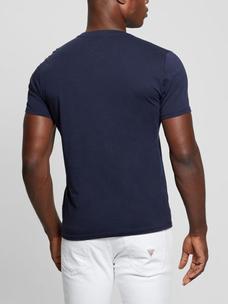 GUESS JEANS REG PKT TEE ΜΠΛΟΥΖΑ ΑΝΔΡΙΚΟ | WHITE