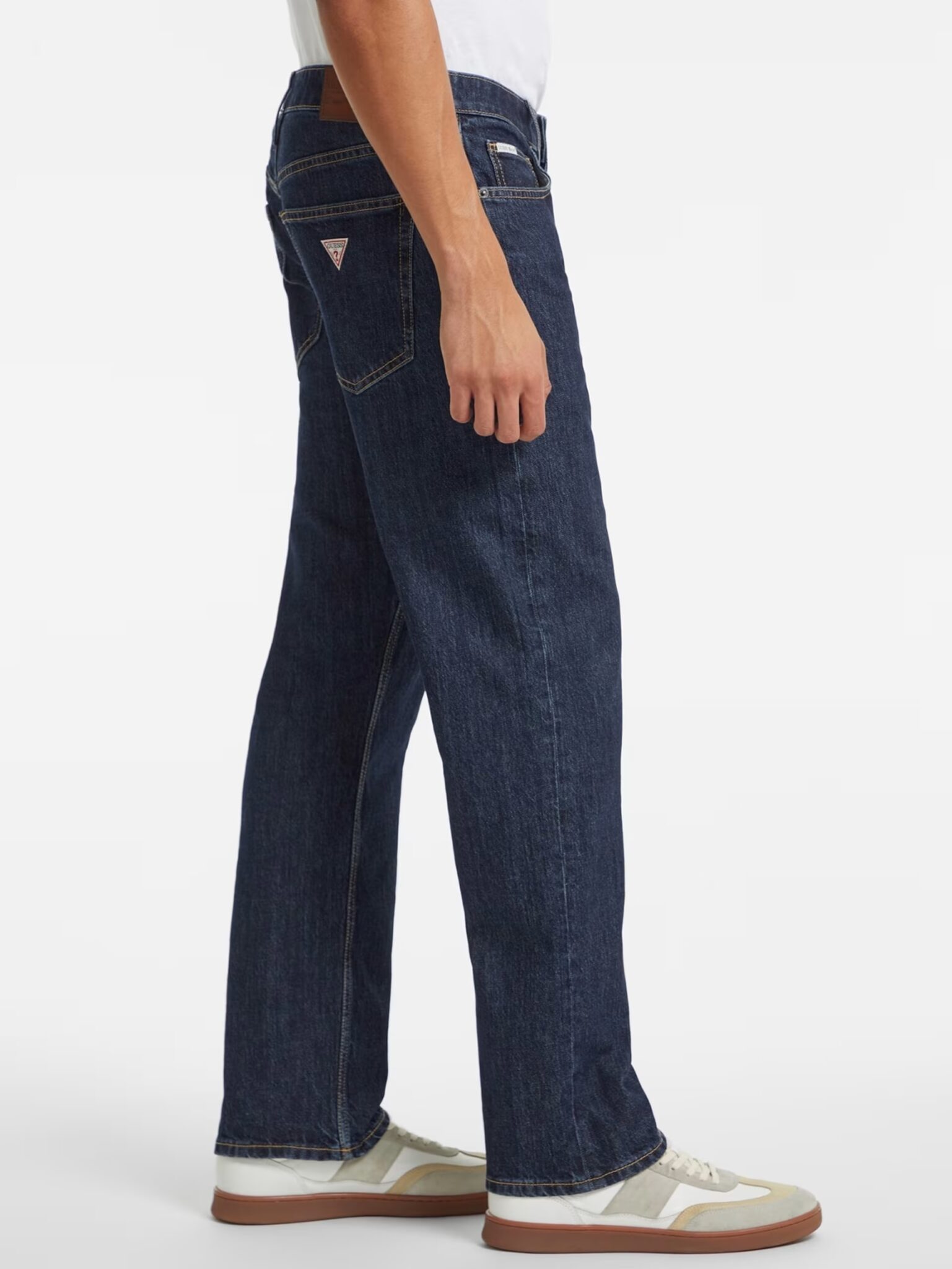 GUESS JEANS GJ STRAIGHT- ECO RECY CO ARTY STR INDIGO | DARK BLUE GUESS JEANS GJ STRAIGHT- ECO RECY CO ARTY STR INDIGO | DARK BLUE