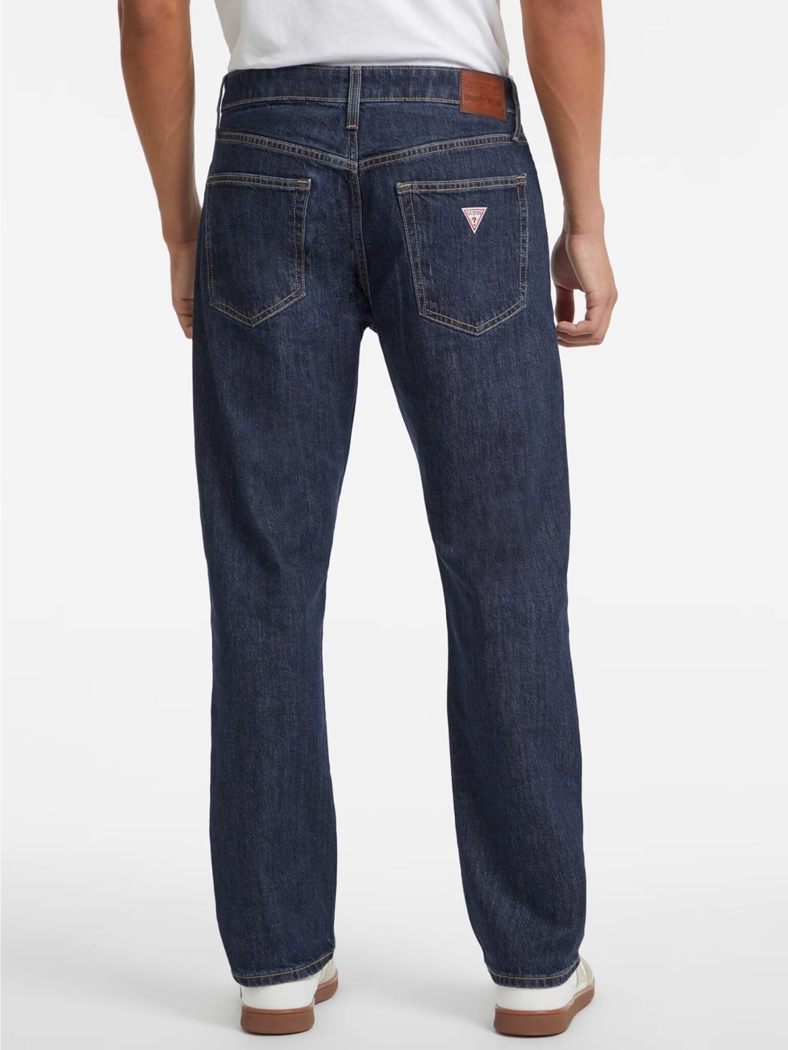 GUESS JEANS GJ STRAIGHT- ECO RECY CO ARTY STR INDIGO | DARK BLUE GUESS JEANS GJ STRAIGHT- ECO RECY CO ARTY STR INDIGO | DARK BLUE