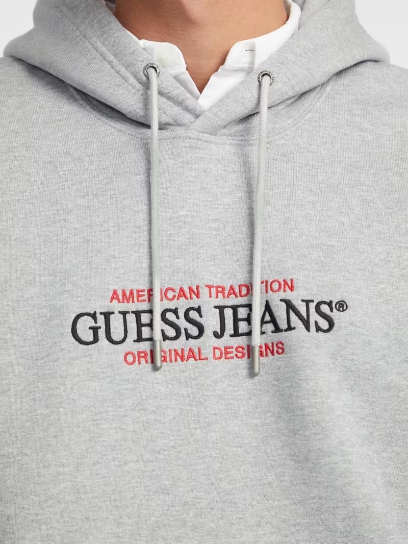 GUESS JEANS HOOD REG AMERICA TRAD SWEAT ΦΟΥΤΕΡ ΑΝΔΡΙΚΟ | GREY GUESS JEANS HOOD REG AMERICA TRAD SWEAT ΦΟΥΤΕΡ ΑΝΔΡΙΚΟ | GREY