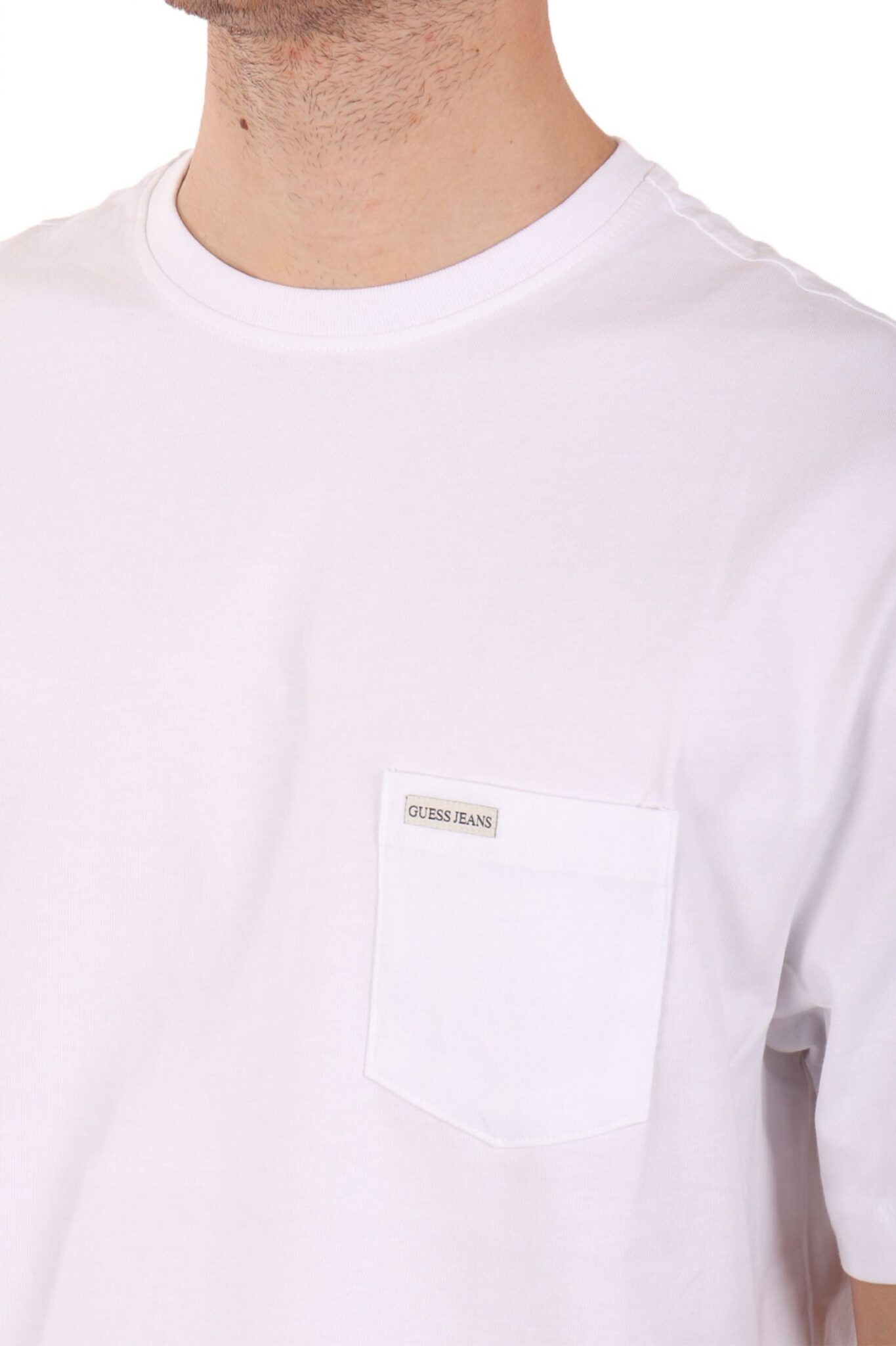 GUESS JEANS REG PKT TEE ΜΠΛΟΥΖΑ ΑΝΔΡΙΚΟ | WHITE GUESS JEANS REG PKT TEE ΜΠΛΟΥΖΑ ΑΝΔΡΙΚΟ | WHITE