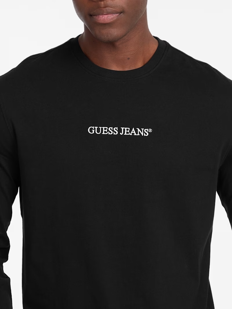 GUESS JEANS REG EMBRO TEE ΜΠΛΟΥΖΑ ΑΝΔΡΙΚΟ | BLACK GUESS JEANS REG EMBRO TEE ΜΠΛΟΥΖΑ ΑΝΔΡΙΚΟ | BLACK