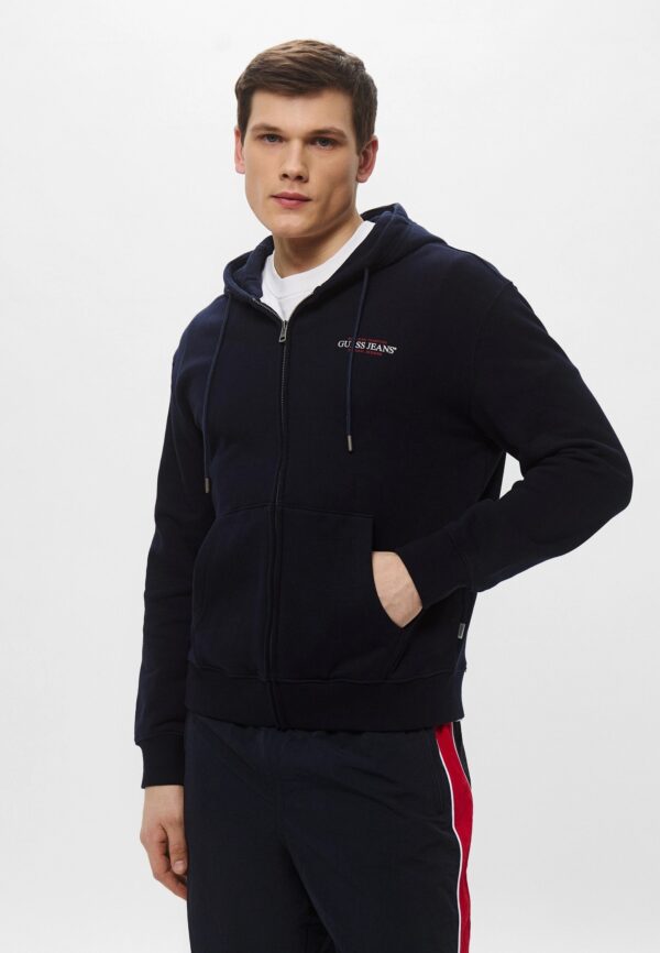 GUESS JEANS GJ ZIP HOOD REG AM T ΦΟΥΤΕΡ ΑΝΔΡΙΚΟ | BLACK