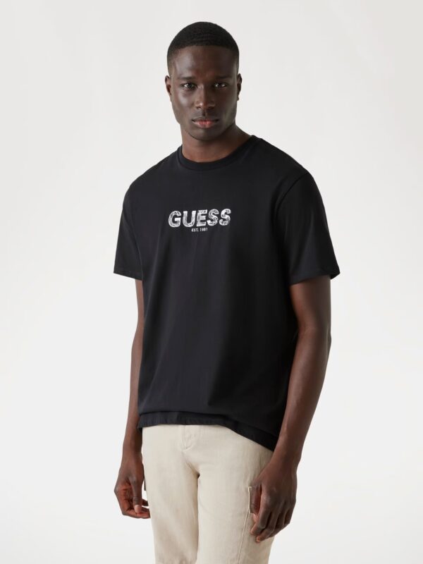 GUESS EMBROIDERY LOGO ΜΠΛΟΥΖΑ ΑΝΔΡΙΚΟ | BLACK