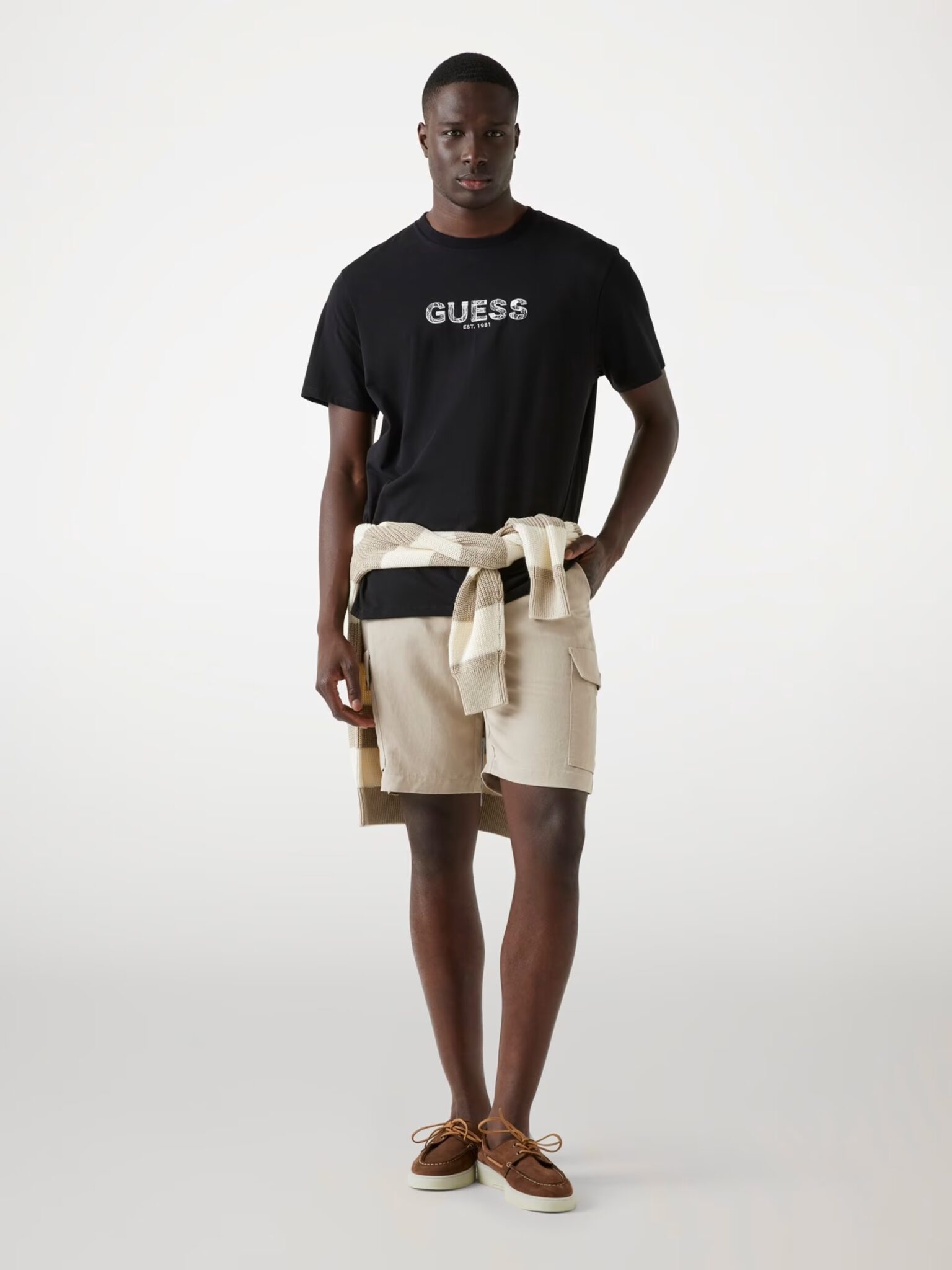 GUESS JEANS REG PKT TEE ΜΠΛΟΥΖΑ ΑΝΔΡΙΚΟ | WHITE