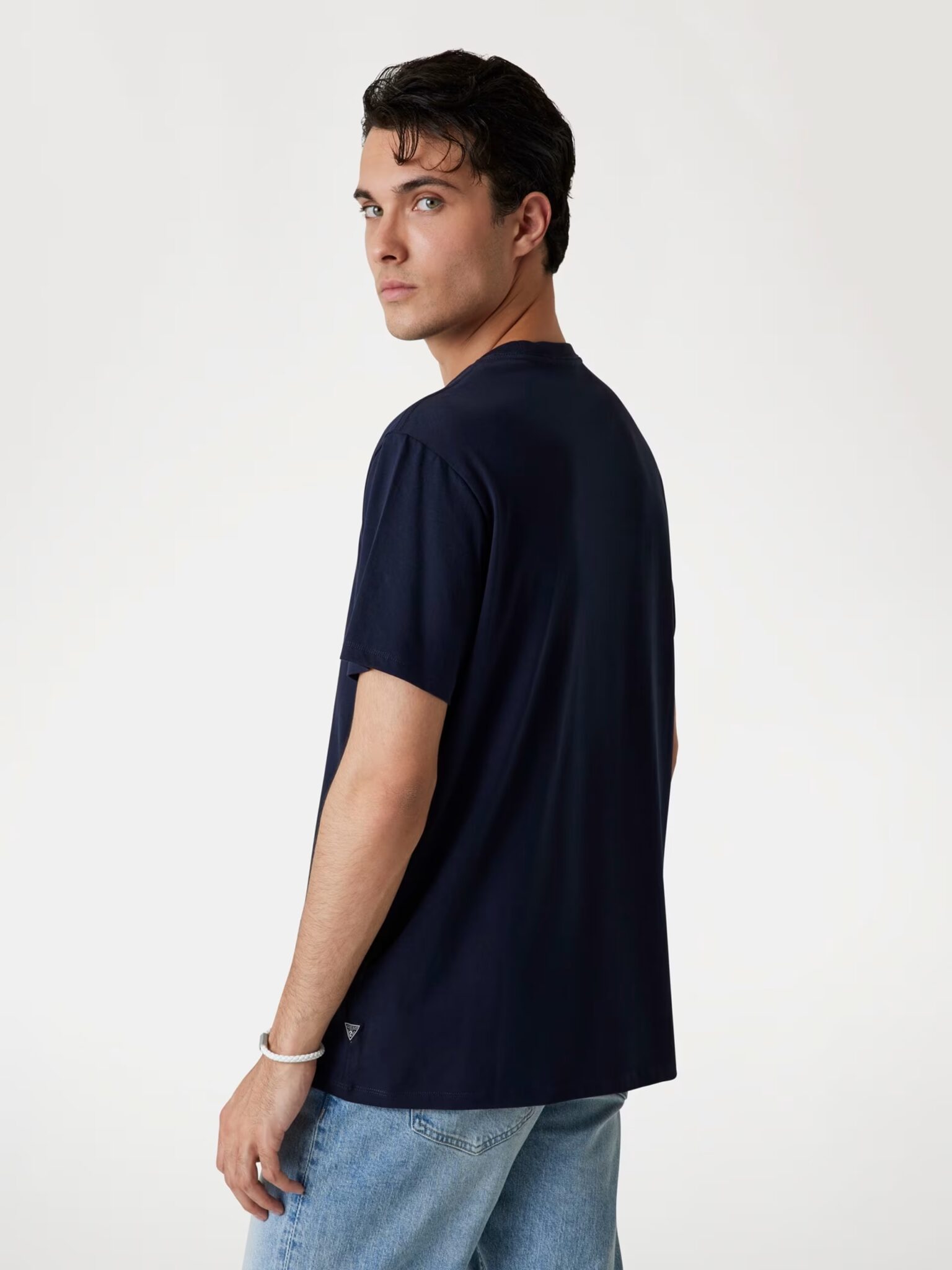 GUESS EMBROIDERY LOGO ΜΠΛΟΥΖΑ ΑΝΔΡΙΚΟ | BLUE GUESS EMBROIDERY LOGO ΜΠΛΟΥΖΑ ΑΝΔΡΙΚΟ | BLUE