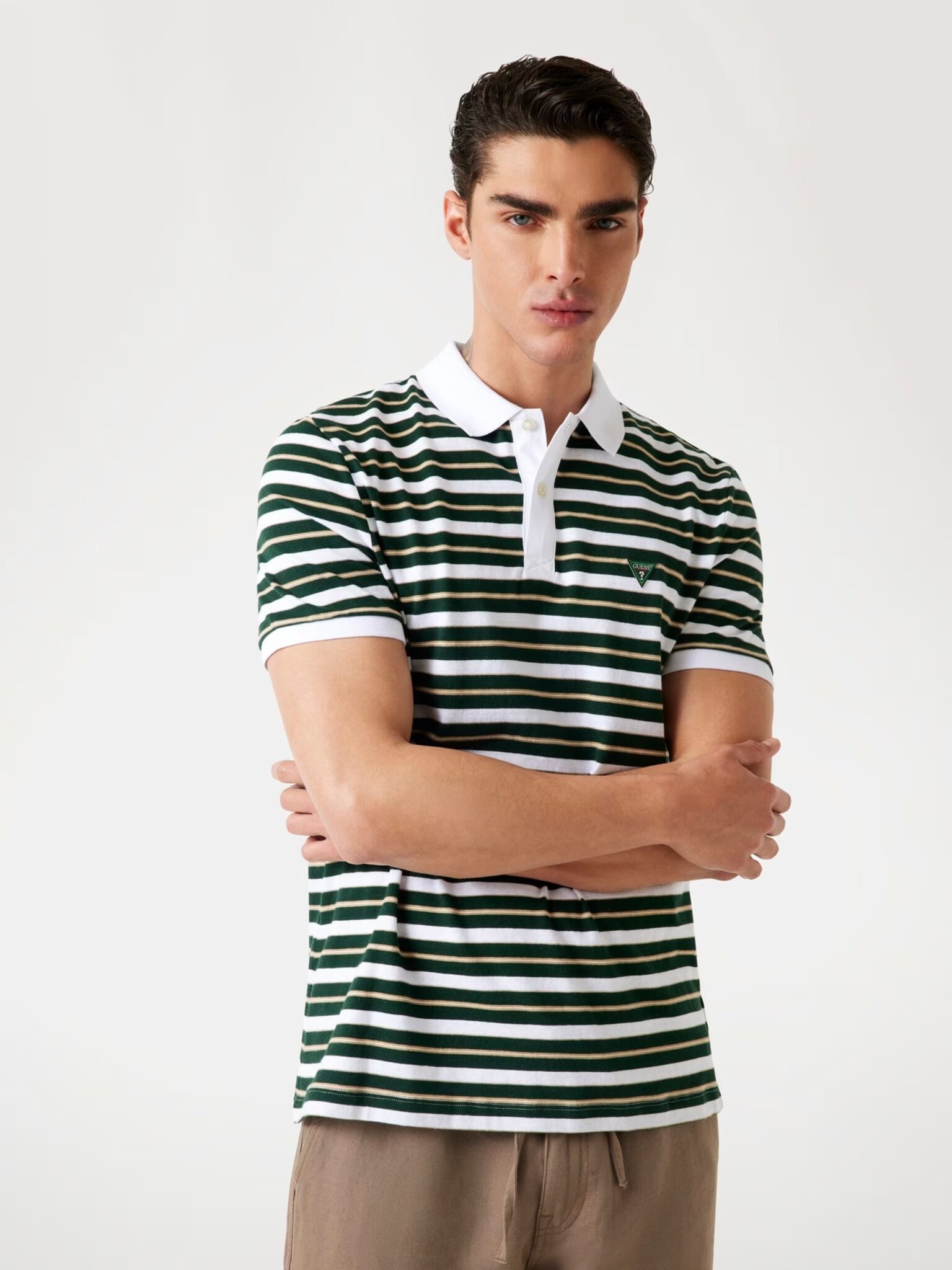 ΜΠΛΟΥΖΑ POLO PIQUE REGULAR FIT3PL1151-71 | GREEN