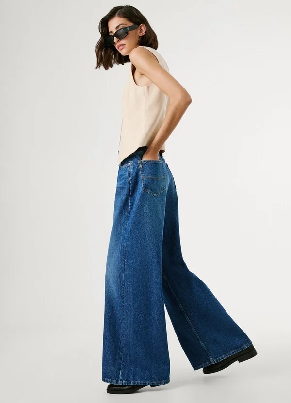 PEPE JEANS WIDE LEG JEANS UHW JAIMY 32 ΠΑΝΤΕΛΟΝΙ ΓΥΝΑΙΚΕΙΟ | BLUE PEPE JEANS WIDE LEG JEANS UHW JAIMY 32 ΠΑΝΤΕΛΟΝΙ ΓΥΝΑΙΚΕΙΟ | BLUE