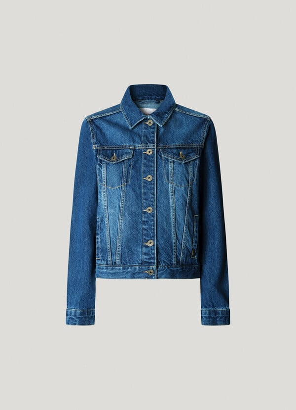 PEPE JEANS REGULAR JACKET ΜΠΟΥΦΑΝ ΓΥΝΑΙΚΕΙΟ | BLUE PEPE JEANS REGULAR JACKET ΜΠΟΥΦΑΝ ΓΥΝΑΙΚΕΙΟ | BLUE