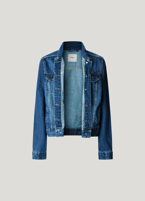 PEPE JEANS REGULAR JACKET ΜΠΟΥΦΑΝ ΓΥΝΑΙΚΕΙΟ | BLUE PEPE JEANS REGULAR JACKET ΜΠΟΥΦΑΝ ΓΥΝΑΙΚΕΙΟ | BLUE