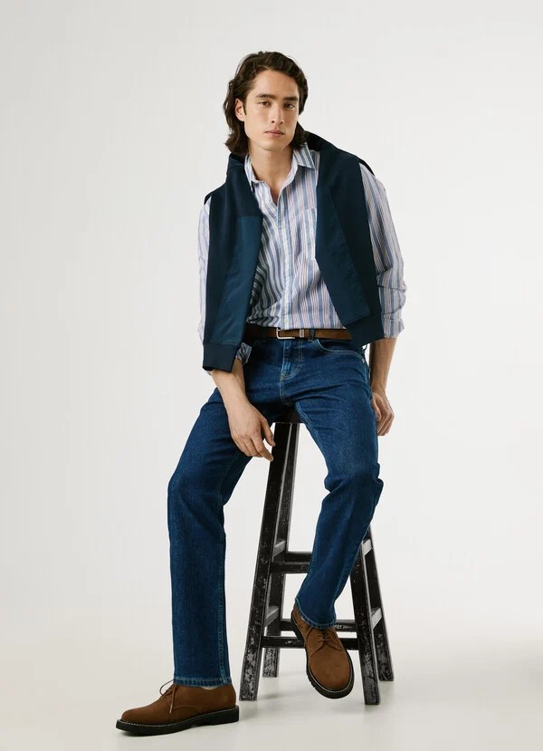 PEPE JEANS MATTHEW TEE ΜΠΛΟΥΖΑ ΑΝΔΡΙΚΟ | BLUE