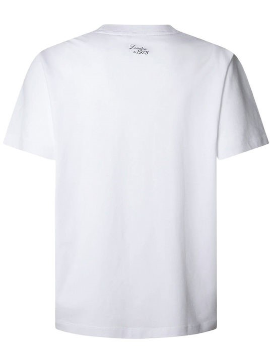 PEPE JEANS MASON TEE ΜΠΛΟΥΖΑ ΑΝΔΡΙΚΟ | WHITE PEPE JEANS MASON TEE ΜΠΛΟΥΖΑ ΑΝΔΡΙΚΟ | WHITE