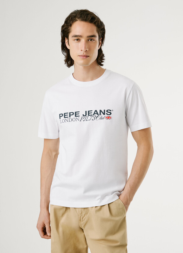 PEPE JEANS MATTHEW TEE ΜΠΛΟΥΖΑ ΑΝΔΡΙΚΟ | WHITE PEPE JEANS MATTHEW TEE ΜΠΛΟΥΖΑ ΑΝΔΡΙΚΟ | WHITE