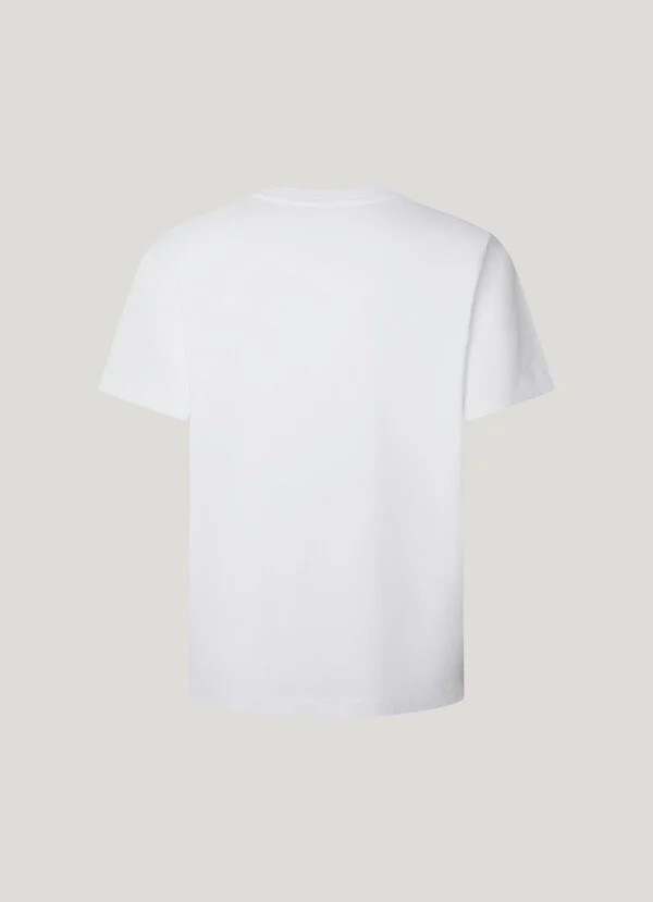 PEPE JEANS TREY TEE ΜΠΛΟΥΖΑ ΑΝΔΡΙΚΟ | WHITE PEPE JEANS TREY TEE ΜΠΛΟΥΖΑ ΑΝΔΡΙΚΟ | WHITE