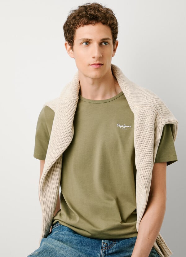 PEPE JEANS ORIGINAL STRETCH N  ΜΠΛΟΥΖΑ ΑΝΔΡΙΚΟ | BLACK