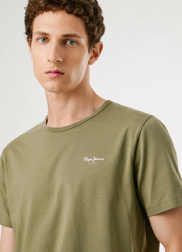 PEPE JEANS ORIGINAL BASIC 3N ΜΠΛΟΥΖΑ ΑΝΔΡΙΚΟ | KHAKI PEPE JEANS ORIGINAL BASIC 3N ΜΠΛΟΥΖΑ ΑΝΔΡΙΚΟ | KHAKI