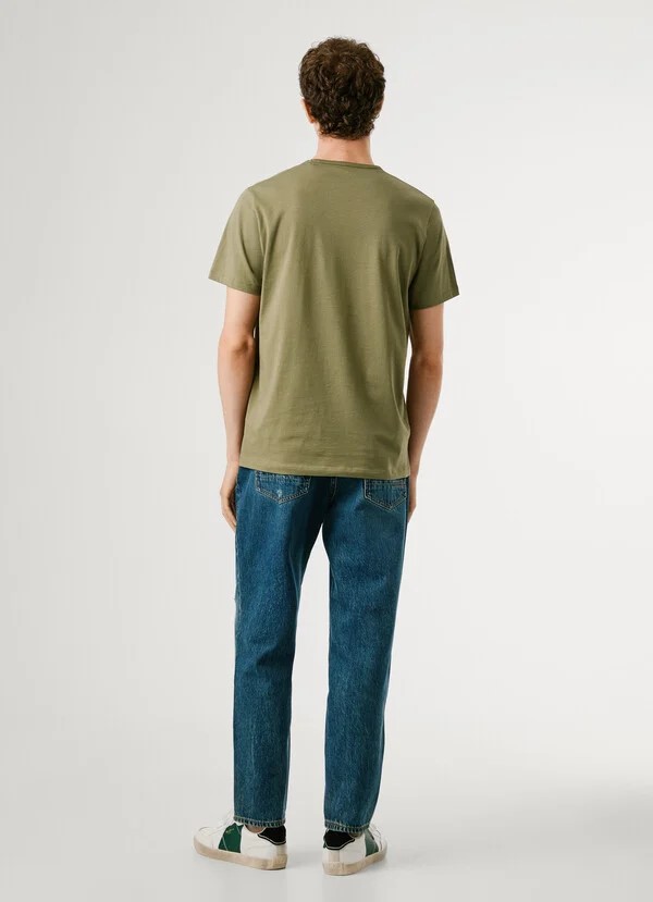 PEPE JEANS ORIGINAL BASIC 3N ΜΠΛΟΥΖΑ ΑΝΔΡΙΚΟ | KHAKI PEPE JEANS ORIGINAL BASIC 3N ΜΠΛΟΥΖΑ ΑΝΔΡΙΚΟ | KHAKI