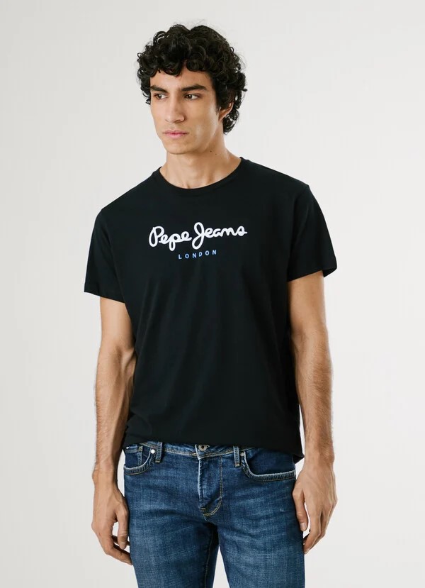 PEPE JEANS ORIGINAL STRETCH N  ΜΠΛΟΥΖΑ ΑΝΔΡΙΚΟ | BLACK