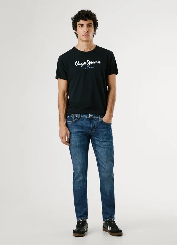 PEPE JEANS ORIGINAL STRETCH N  ΜΠΛΟΥΖΑ ΑΝΔΡΙΚΟ | BLACK