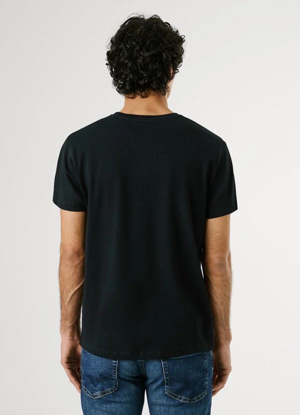 PEPE JEANS EGGO N  ΜΠΛΟΥΖΑ ΑΝΔΡΙΚΟ | BLACK PEPE JEANS EGGO N  ΜΠΛΟΥΖΑ ΑΝΔΡΙΚΟ | BLACK