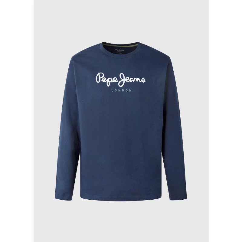 PEPE JEANS EGGO LONG N  ΜΠΛΟΥΖΑ ΑΝΔΡΙΚΟ | DARK BLUE PEPE JEANS EGGO LONG N  ΜΠΛΟΥΖΑ ΑΝΔΡΙΚΟ | DARK BLUE