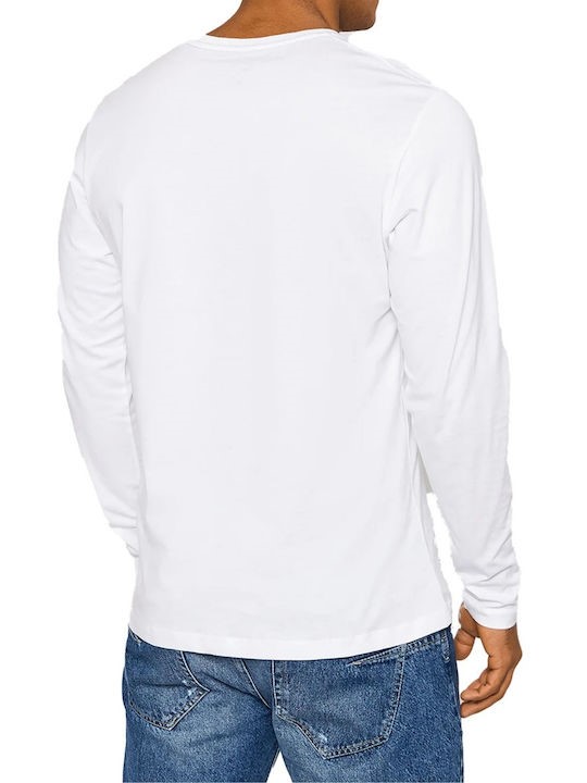 PEPE JEANS EGGO LONG N  ΜΠΛΟΥΖΑ ΑΝΔΡΙΚΟ | WHITE PEPE JEANS EGGO LONG N  ΜΠΛΟΥΖΑ ΑΝΔΡΙΚΟ | WHITE