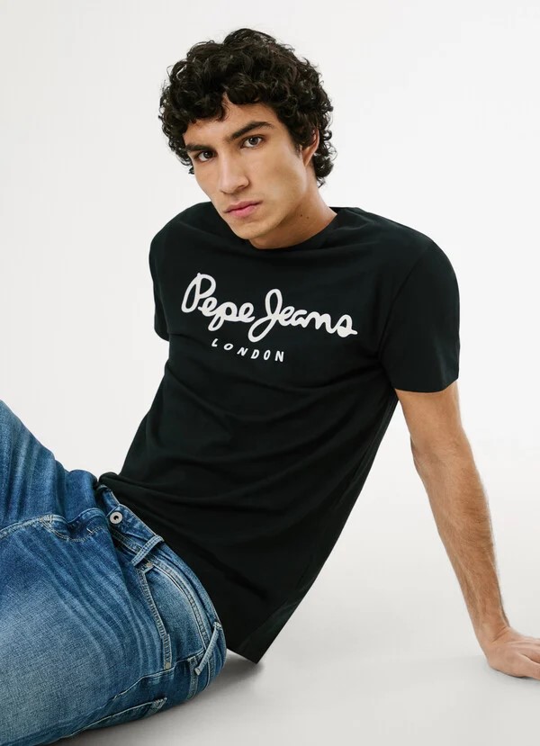 PEPE JEANS ORIGINAL STRETCH N  ΜΠΛΟΥΖΑ ΑΝΔΡΙΚΟ | BLACK