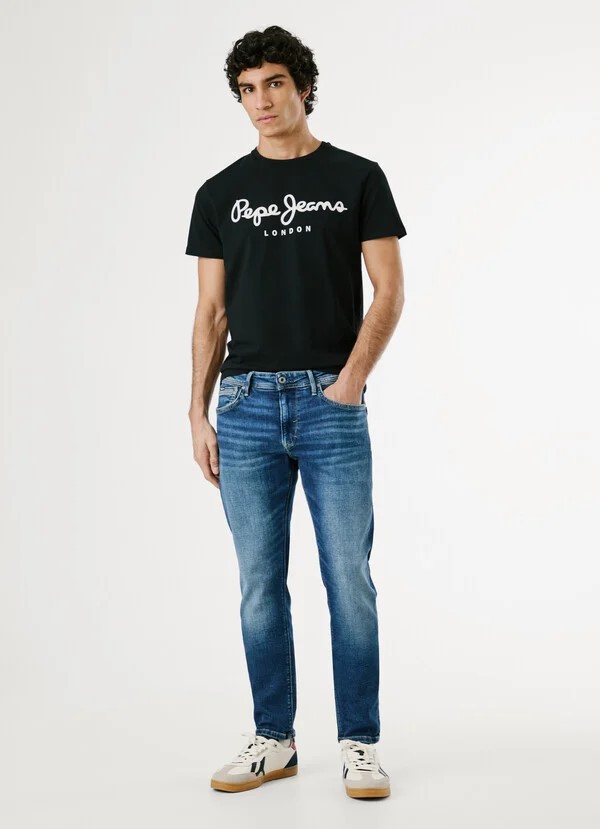 PEPE JEANS ORIGINAL STRETCH N  ΜΠΛΟΥΖΑ ΑΝΔΡΙΚΟ | BLACK
