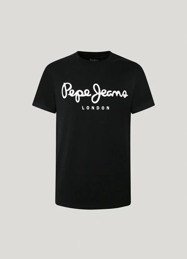 PEPE JEANS ORIGINAL STRETCH N  ΜΠΛΟΥΖΑ ΑΝΔΡΙΚΟ | BLACK PEPE JEANS ORIGINAL STRETCH N  ΜΠΛΟΥΖΑ ΑΝΔΡΙΚΟ | BLACK