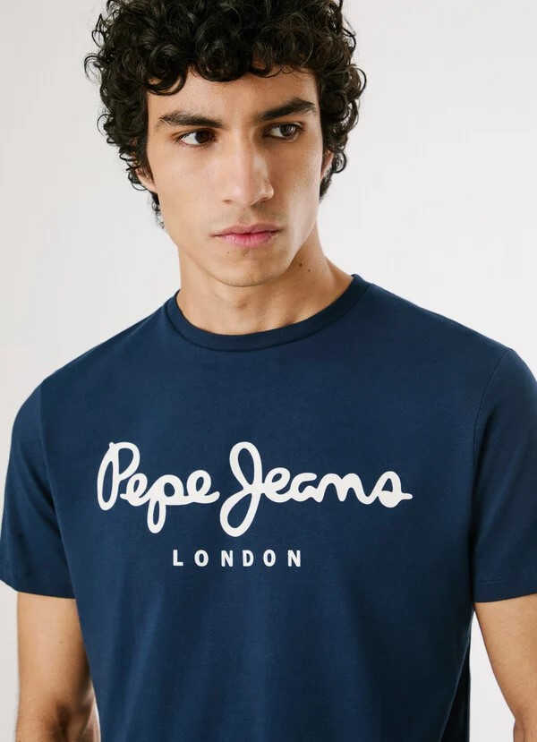 PEPE JEANS ORIGINAL STRETCH N  ΜΠΛΟΥΖΑ ΑΝΔΡΙΚΟ | DARK BLUE PEPE JEANS ORIGINAL STRETCH N  ΜΠΛΟΥΖΑ ΑΝΔΡΙΚΟ | DARK BLUE