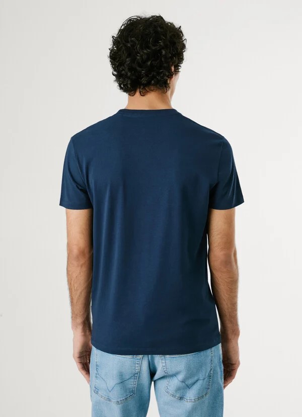 PEPE JEANS ORIGINAL STRETCH N  ΜΠΛΟΥΖΑ ΑΝΔΡΙΚΟ | DARK BLUE PEPE JEANS ORIGINAL STRETCH N  ΜΠΛΟΥΖΑ ΑΝΔΡΙΚΟ | DARK BLUE