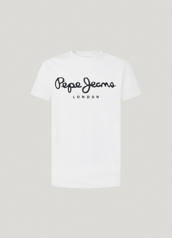 PEPE JEANS ORIGINAL STRETCH N  ΜΠΛΟΥΖΑ ΑΝΔΡΙΚΟ | WHITE PEPE JEANS ORIGINAL STRETCH N  ΜΠΛΟΥΖΑ ΑΝΔΡΙΚΟ | WHITE