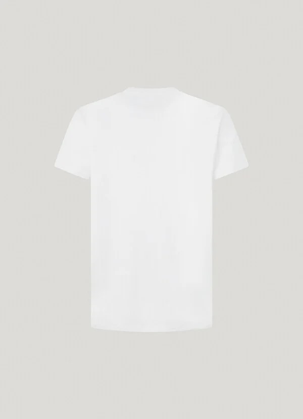 PEPE JEANS ORIGINAL STRETCH N  ΜΠΛΟΥΖΑ ΑΝΔΡΙΚΟ | WHITE PEPE JEANS ORIGINAL STRETCH N  ΜΠΛΟΥΖΑ ΑΝΔΡΙΚΟ | WHITE