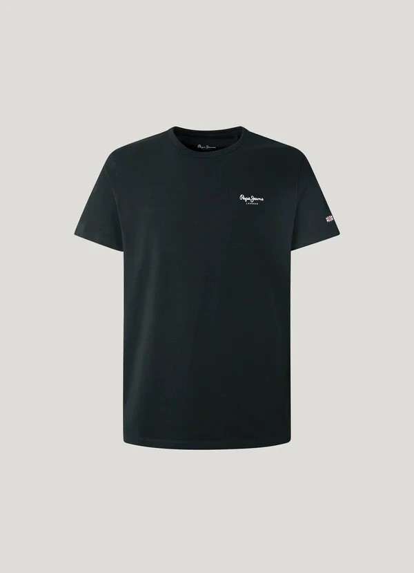 PEPE JEANS ORIGINAL BASIC 3N  ΜΠΛΟΥΖΑ ΑΝΔΡΙΚΟ | BLACK PEPE JEANS ORIGINAL BASIC 3N  ΜΠΛΟΥΖΑ ΑΝΔΡΙΚΟ | BLACK