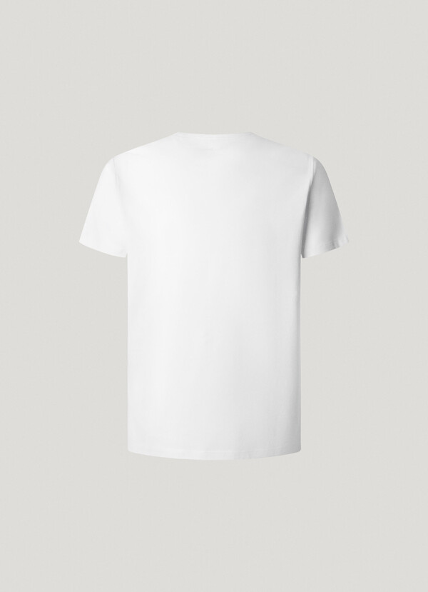 PEPE JEANS ORIGINAL BASIC 3N  ΜΠΛΟΥΖΑ ΑΝΔΡΙΚΟ | WHITE PEPE JEANS ORIGINAL BASIC 3N  ΜΠΛΟΥΖΑ ΑΝΔΡΙΚΟ | WHITE