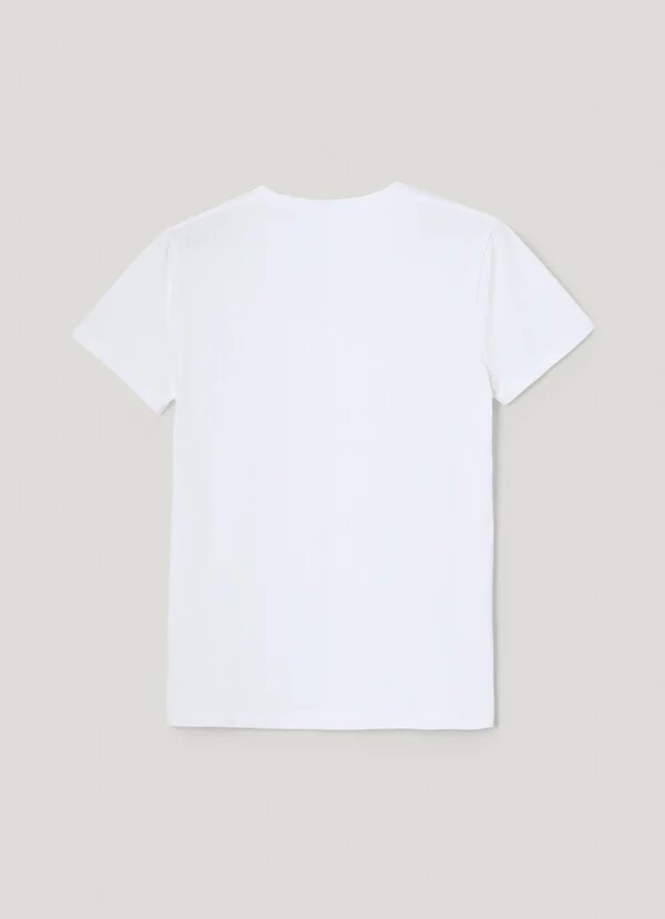 PEPE JEANS ORIGINAL BASIC 3N  ΜΠΛΟΥΖΑ ΑΝΔΡΙΚΟ | WHITE PEPE JEANS ORIGINAL BASIC 3N  ΜΠΛΟΥΖΑ ΑΝΔΡΙΚΟ | WHITE