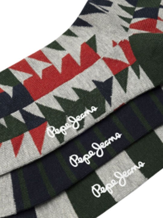 PEPE JEANS GEO TREE CR 3P ΚΑΛΤΣΕΣ ΑΝΔΡΙΚΟ | DARK GREEN PEPE JEANS GEO TREE CR 3P ΚΑΛΤΣΕΣ ΑΝΔΡΙΚΟ | DARK GREEN