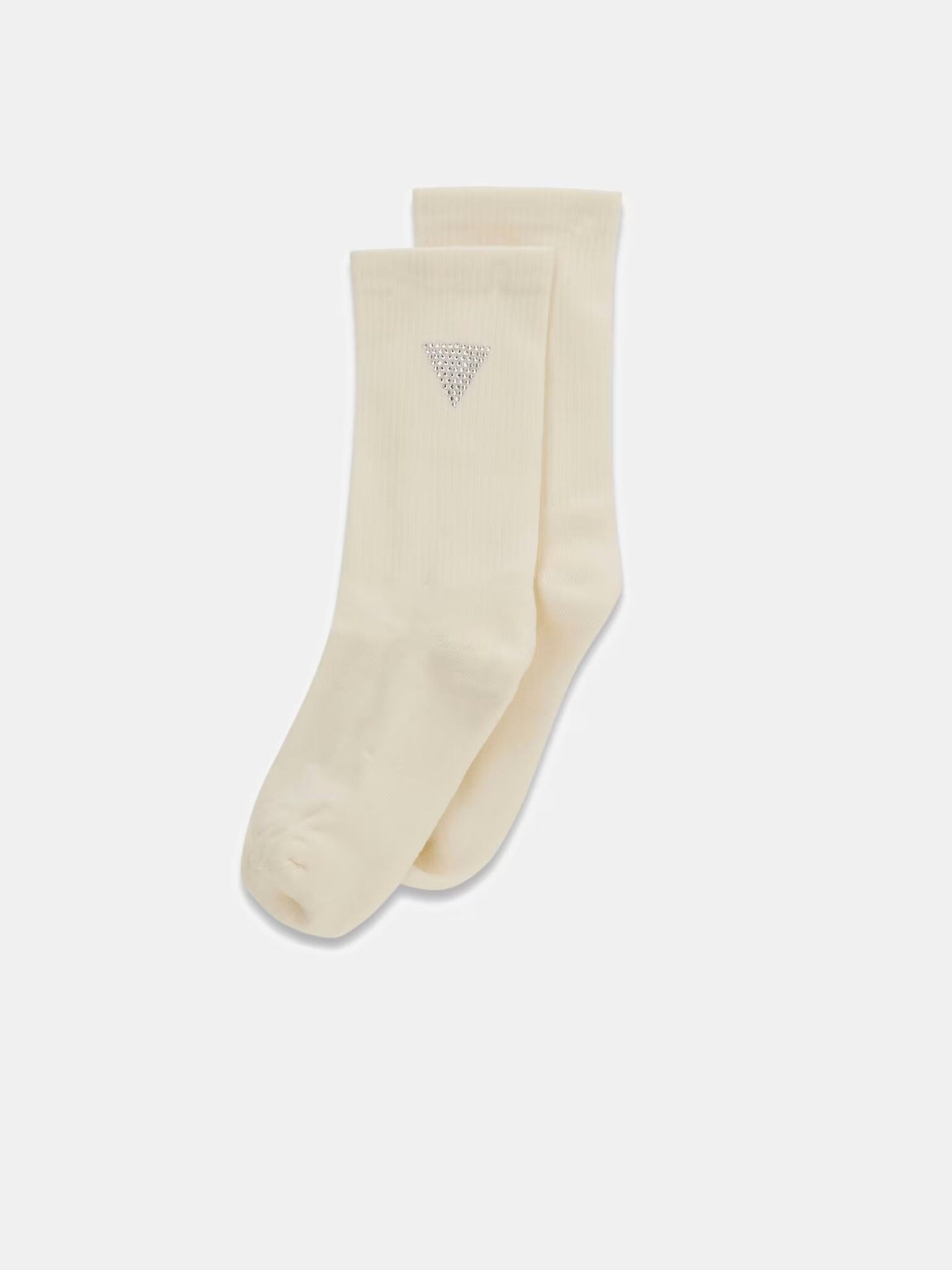 GUESS ATHLEISURE COLLEGE SOCKS ΚΑΛΤΣΕΣ ΓΥΝΑΙΚΕΙΟ | OFF WHITE