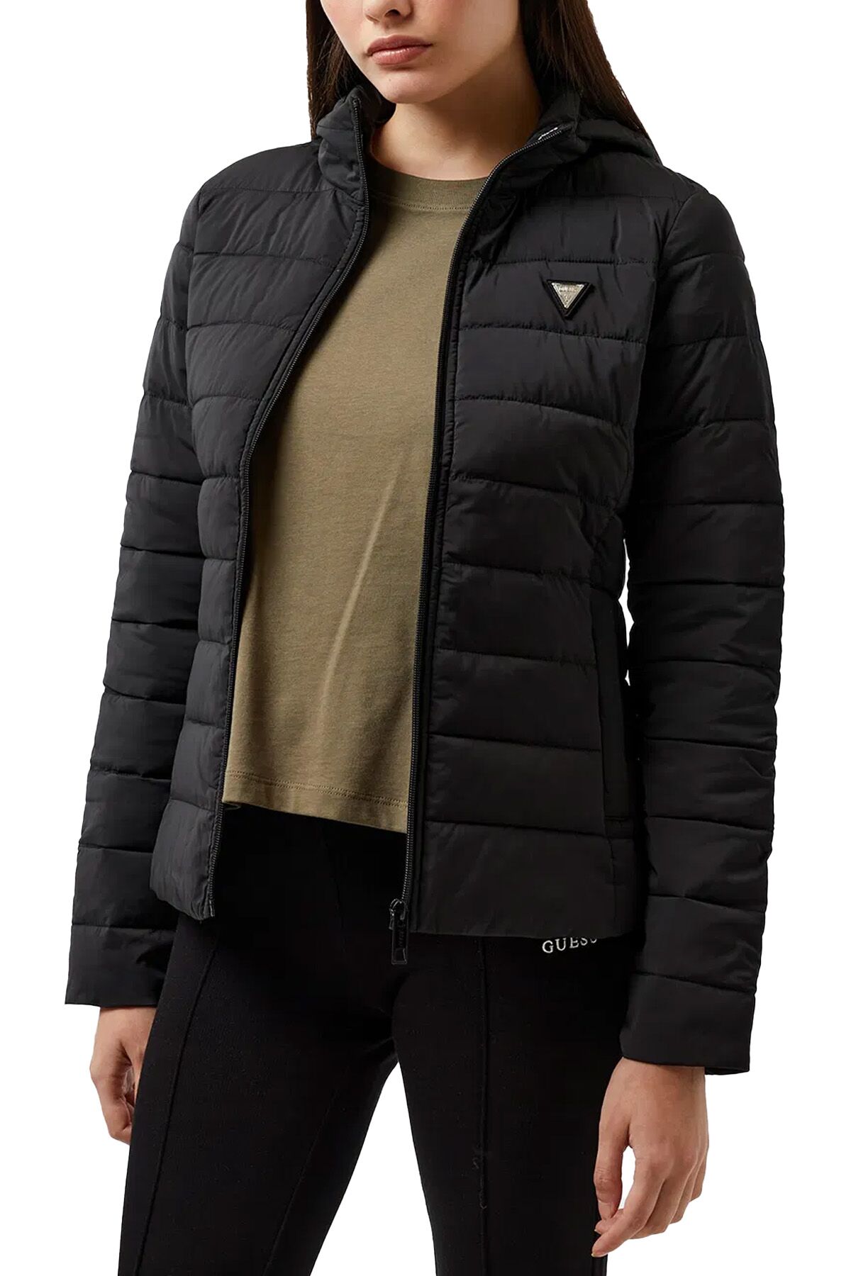 GUESS ATHLEISURE CARLA FLARE PANTS ΠΑΝΤΕΛΟΝΙ ΓΥΝΑΙΚΕΙΟ | BLACK