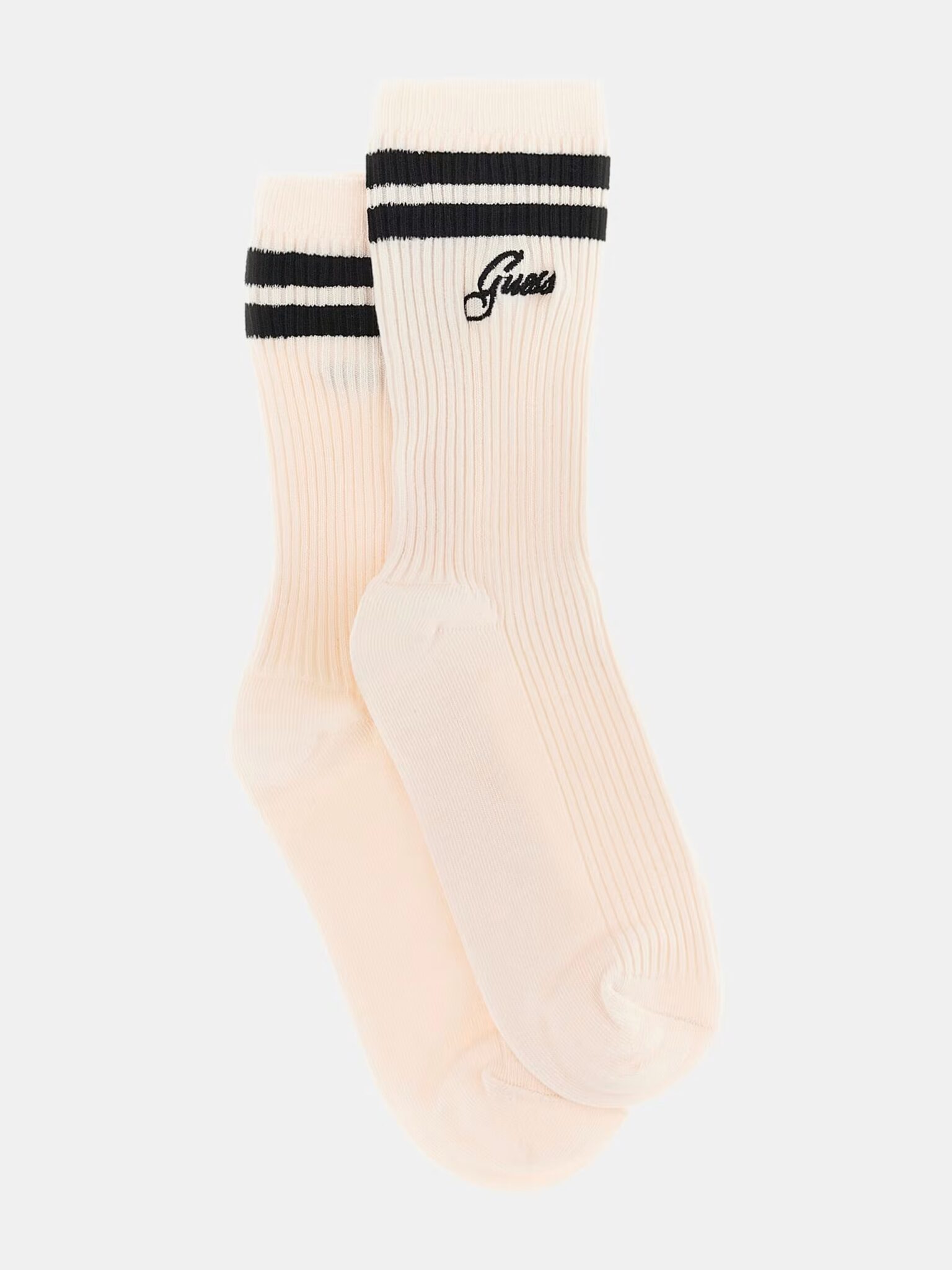 GUESS ATHLEISURE COLLEGE SOCKS ΚΑΛΤΣΕΣ ΓΥΝΑΙΚΕΙΟ | OFF WHITE