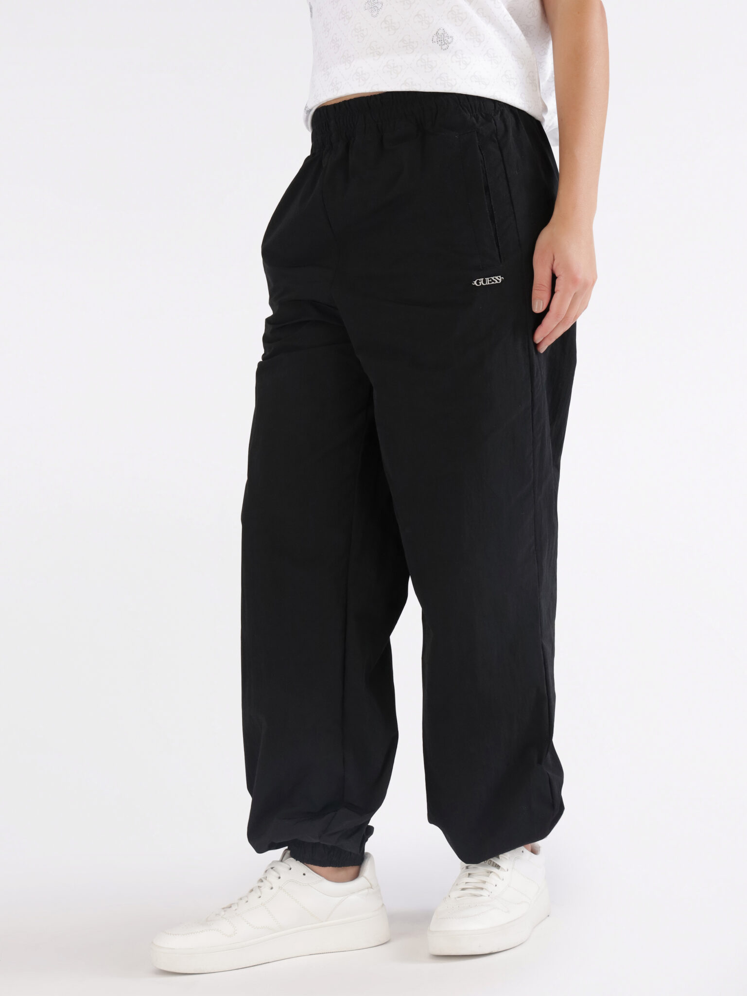 GUESS ATHLEISURE CARLA FLARE PANTS ΠΑΝΤΕΛΟΝΙ ΓΥΝΑΙΚΕΙΟ | BLACK