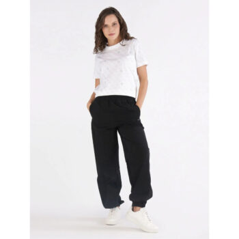 GUESS ATHLEISURE CARLA FLARE PANTS ΠΑΝΤΕΛΟΝΙ ΓΥΝΑΙΚΕΙΟ | BLACK
