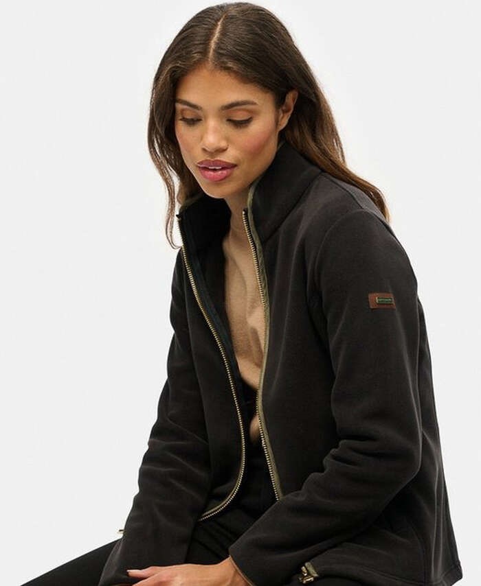 SUPERDRY HOODED SPORTS PUFFER MID JKT ΜΠΟΥΦΑΝ ΑΝΔΡΙΚΟ | BLACK