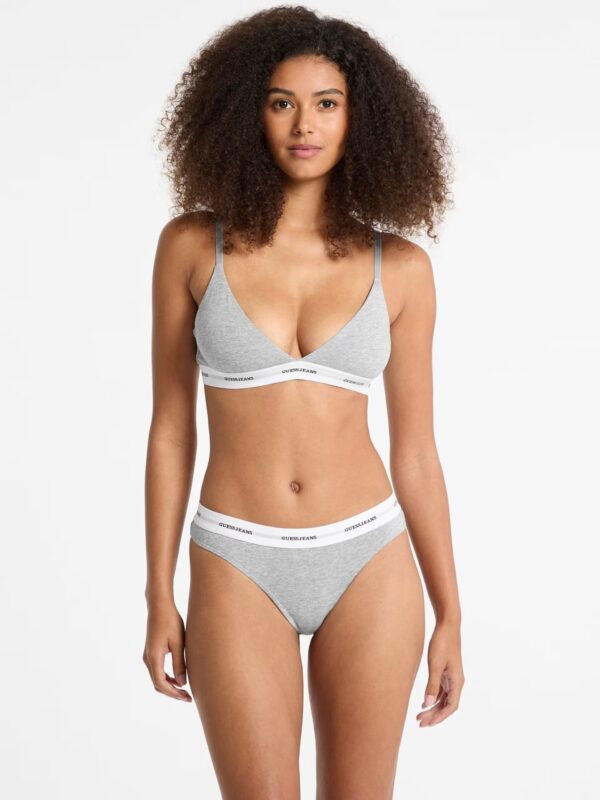 GUESS JEANS TRIANGLE ΜΠΟΥΣΤΑΚΙ ΓΥΝΑΙΚΕΙΟ | GREY GUESS JEANS TRIANGLE ΜΠΟΥΣΤΑΚΙ ΓΥΝΑΙΚΕΙΟ | GREY