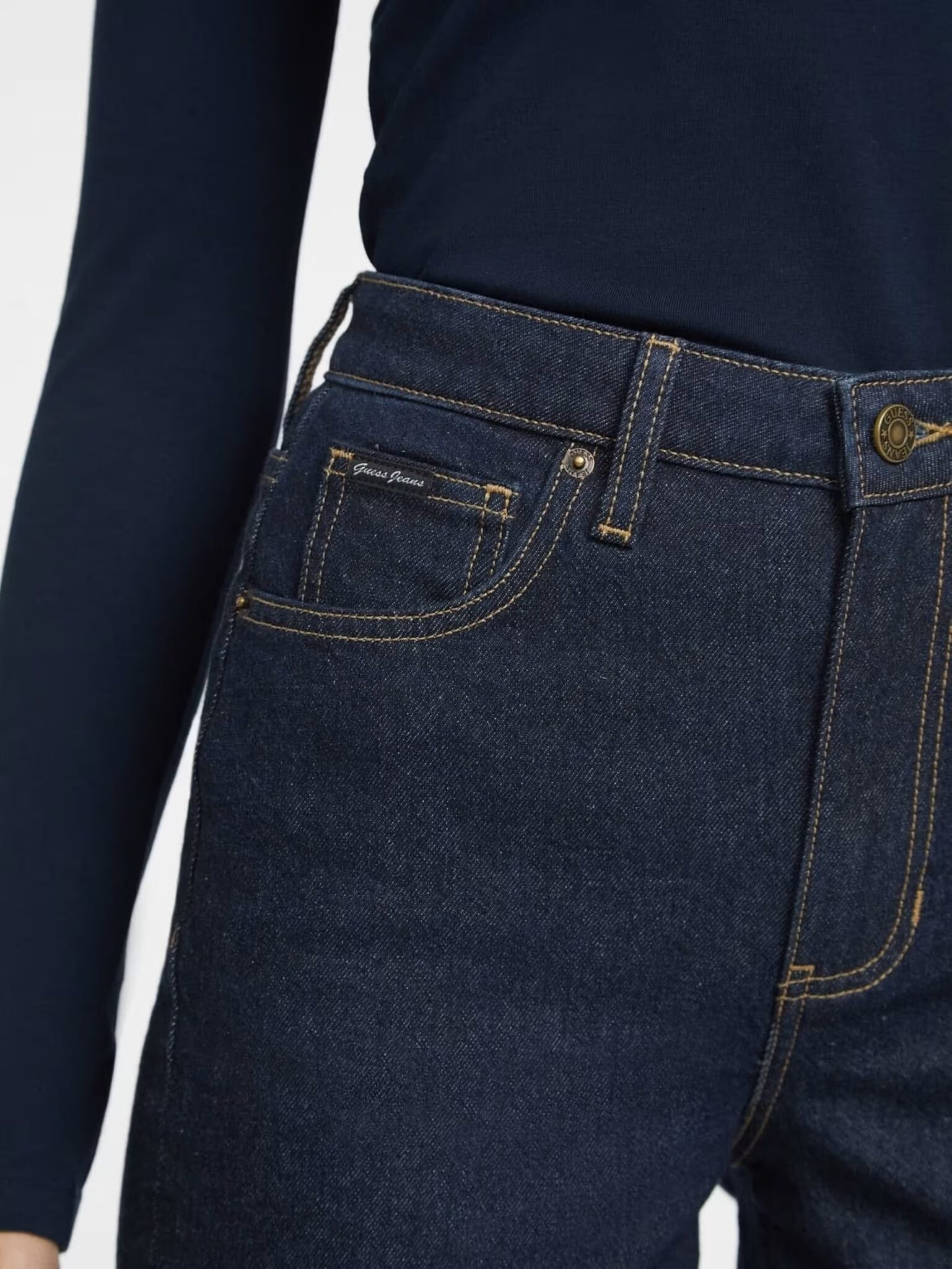 GUESS JEANS GJ G06 MOM ECO RECY CO RIVERSIDE STR ΠΑΝΤΕΛΟΝΙ | DARK BLUE GUESS JEANS GJ G06 MOM ECO RECY CO RIVERSIDE STR ΠΑΝΤΕΛΟΝΙ | DARK BLUE