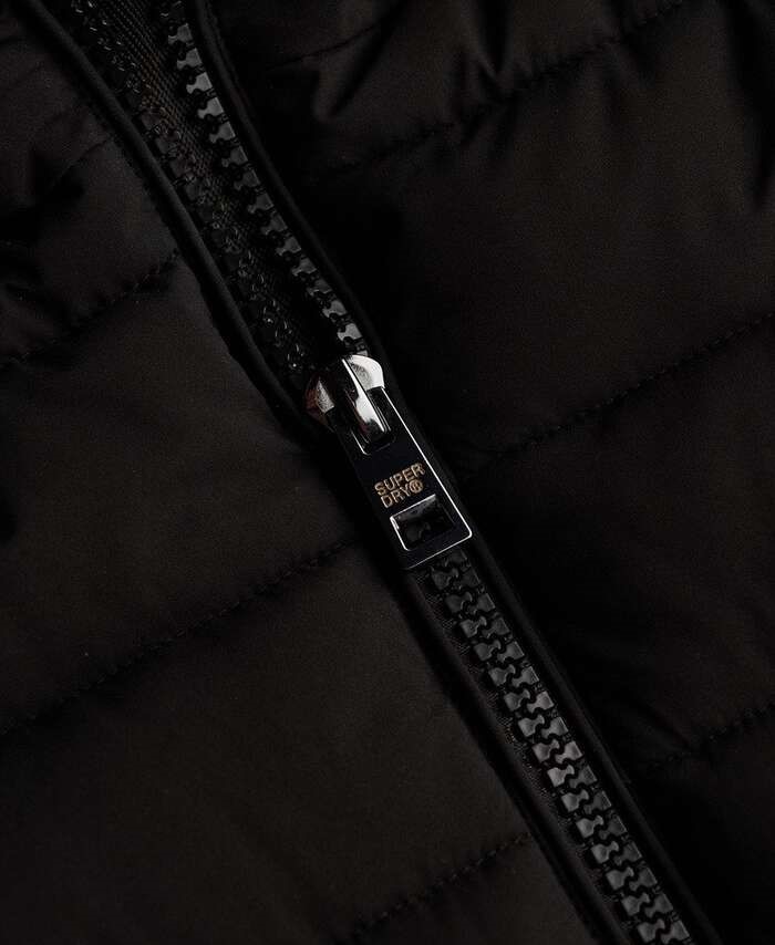 SUPERDRY FUJI FAUX FUR HOOD MID LENGTH ΜΠΟΥΦΑΝ ΓΥΝΑΙΚΕΙΟ | BLACK SUPERDRY FUJI FAUX FUR HOOD MID LENGTH ΜΠΟΥΦΑΝ ΓΥΝΑΙΚΕΙΟ | BLACK